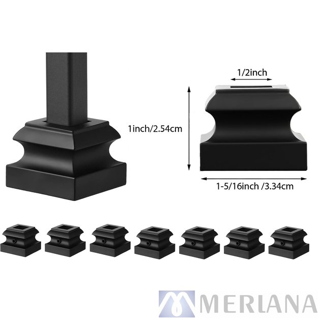 Dangtelis su tvirtinimu Y15 (34*34) BLACK, L08DTB05 1