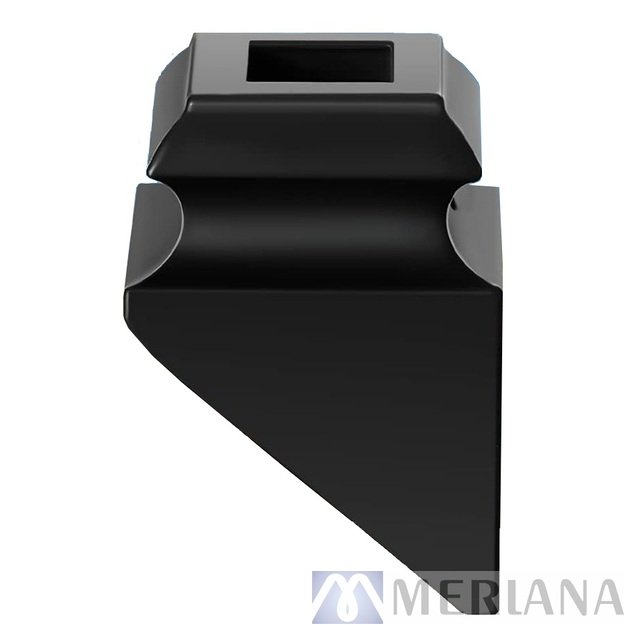 Dangtelis su tvirtinimu įstrižas Y15 (34*34) BLACK, L08DTB06