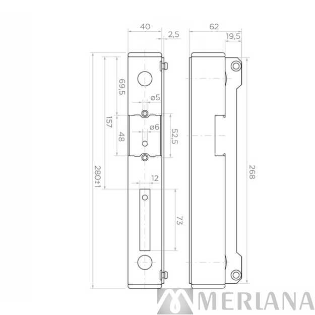 Elektromagnetinės spynos dėžutė, L15NZ030