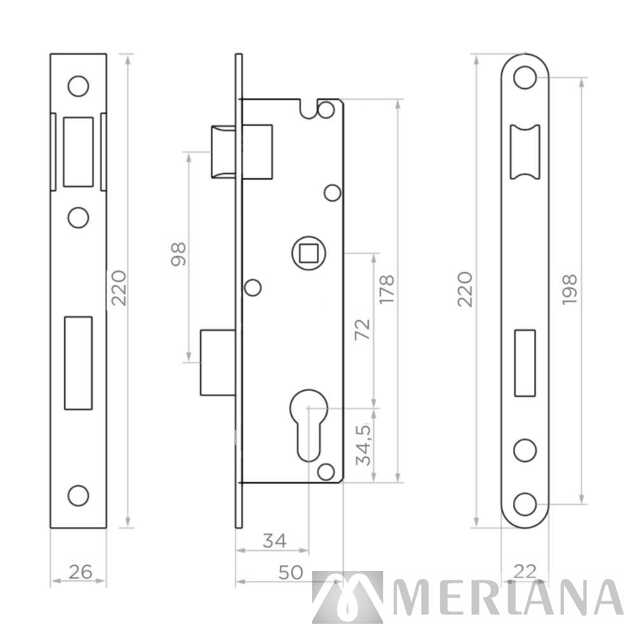 Spyna varteliams 72/34, L15NZ034