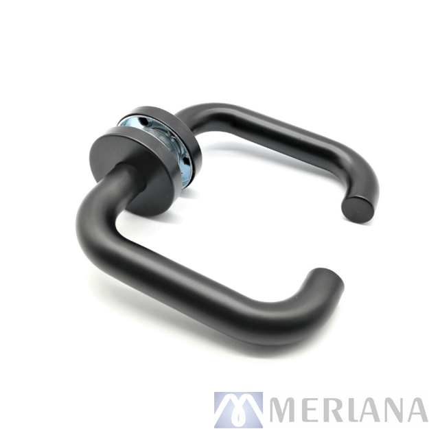 Rankena RIMINI juoda varteliams/durims (kompl.), L13KZ162